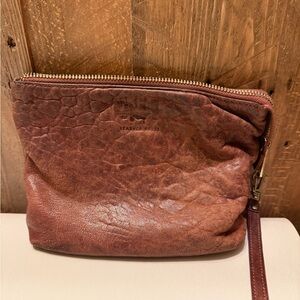 Will Leather Goods Wallet Clutch w/ Wrist strap